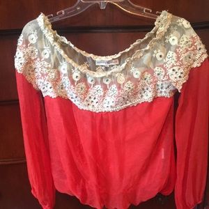 Altar’d State off the shoulder top
